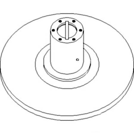 Aic Replacement Parts Feeder House, Sheave, Half, Inner Fits John Deere 9450 9550 9560 WN-H201579-PEX